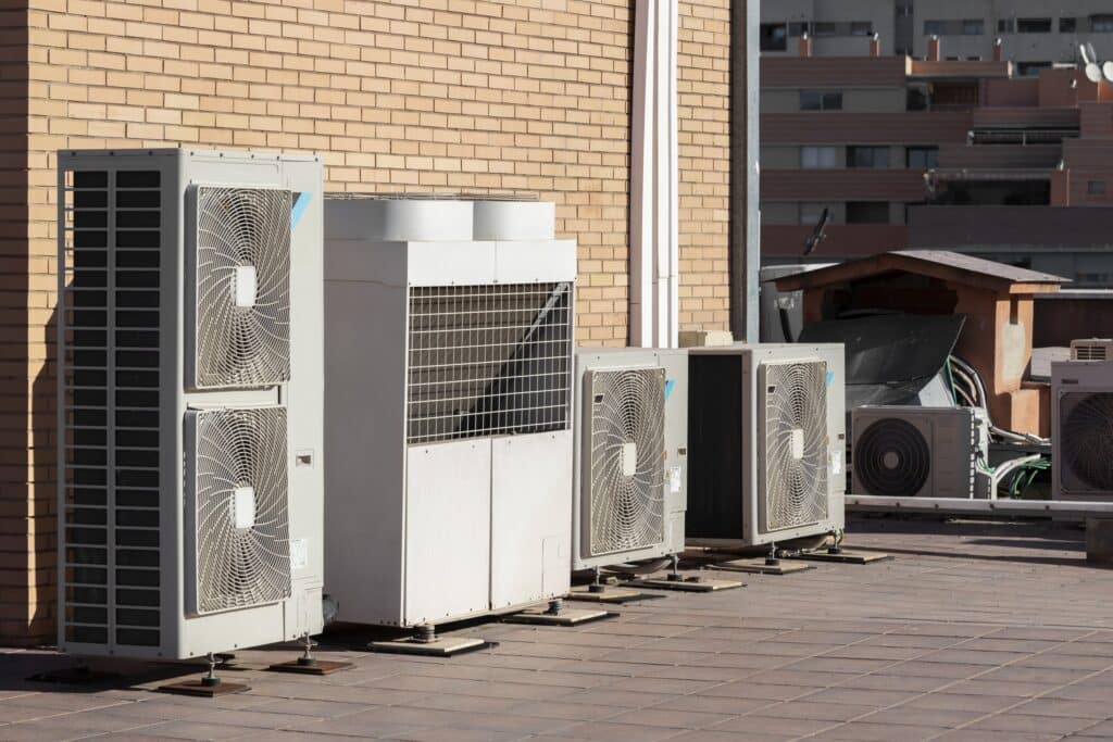Air handler unit that provides both heating and cooling in a home